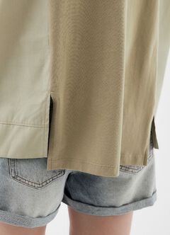 Blend Spilt Hem Maternity & Nursing Top, , hi-res