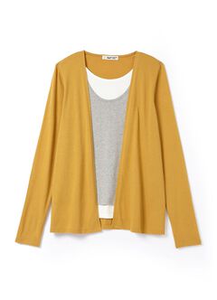 2 in 1 Maternity & Nursing Splicing Cardigan, , hi-res