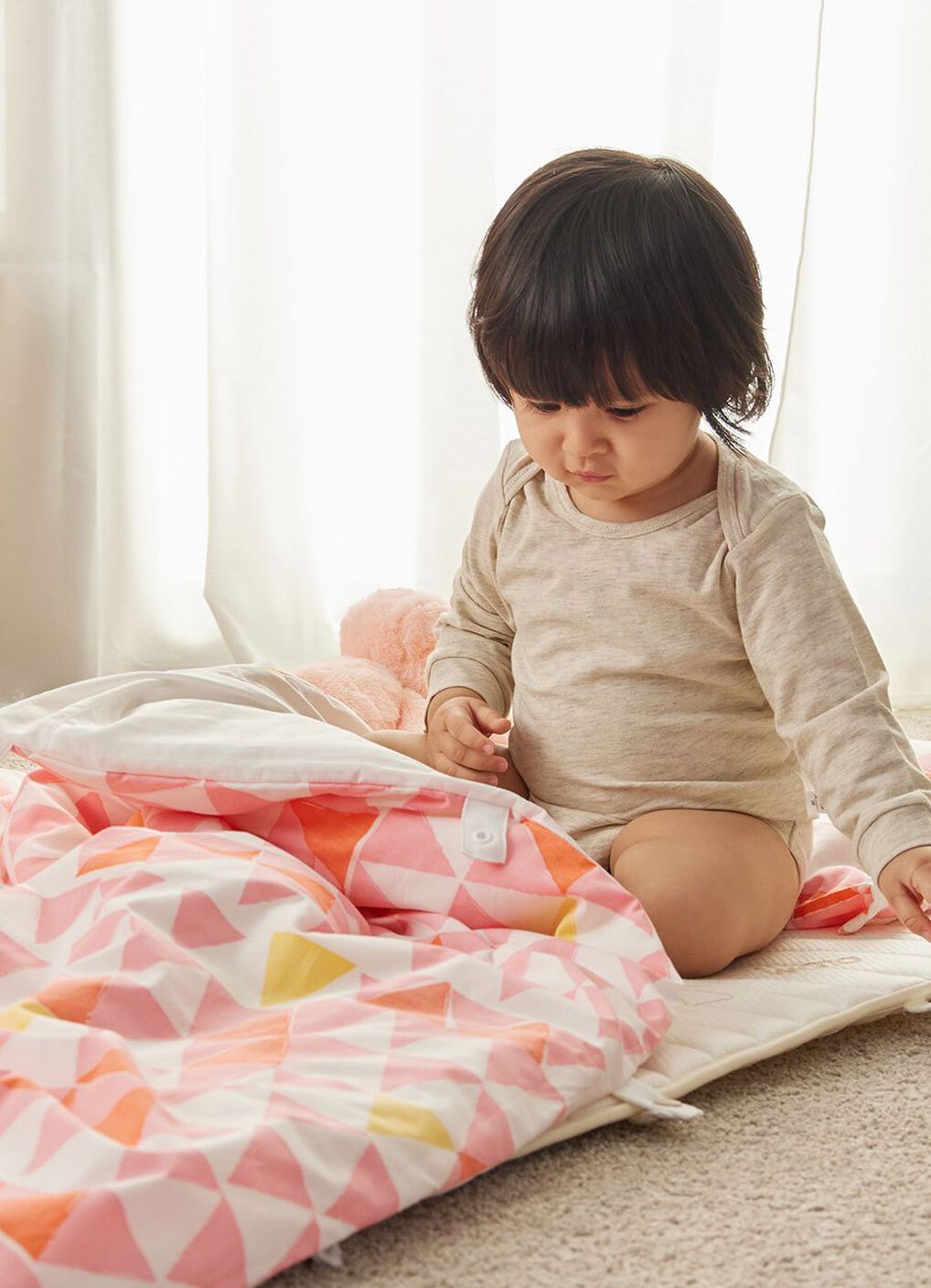 Optimum Temp. Antibacterial Summer Quilt -Triangle, , hi-res image number 2