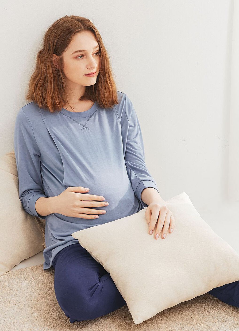 Sweet Dreams Maternity & Nursing Pyjama Set, Periwinkle, hi-res image number 0