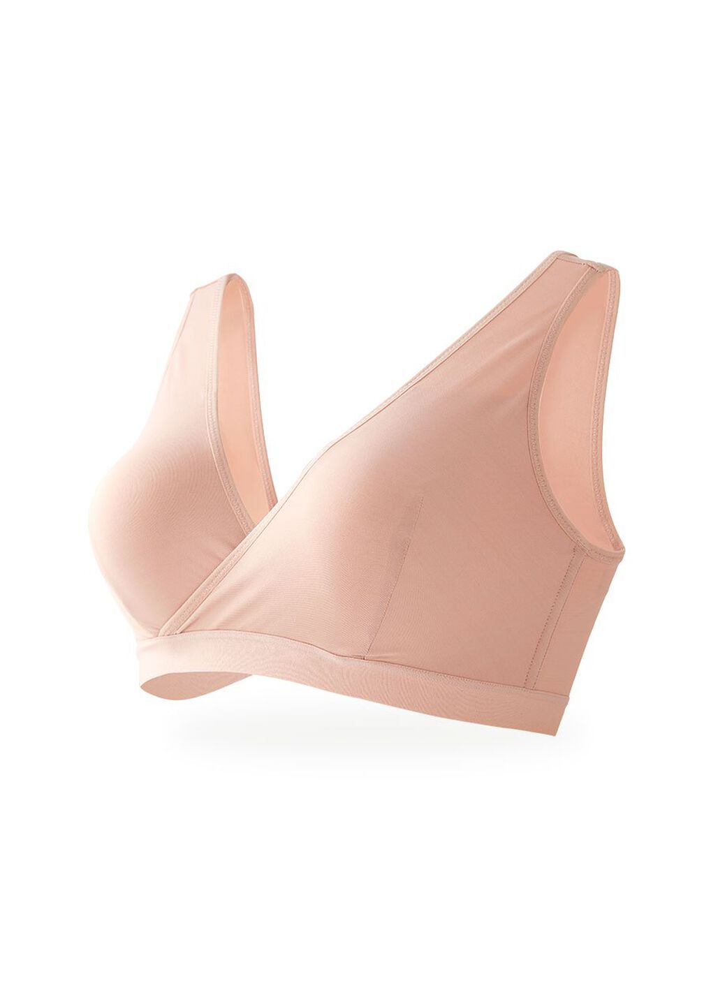 Ultra Breezy Crossover Nursing Sleep Bra, Dusty Pink, hi-res image number 4
