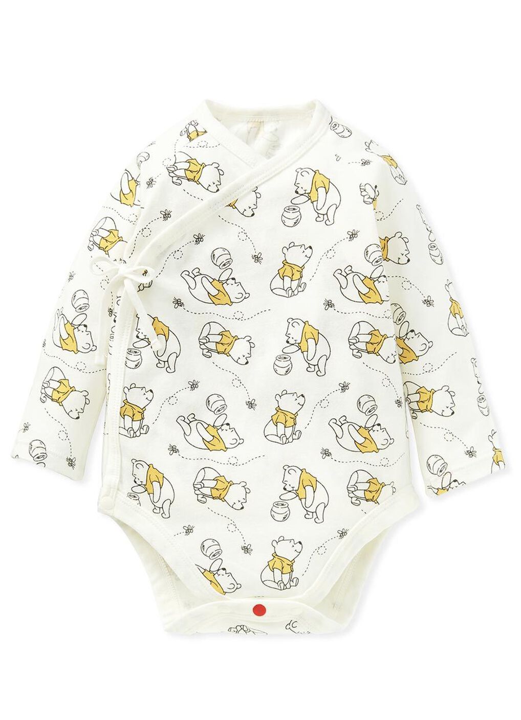 Disney Winnie The Pooh Newborn Cotton L/S Bodysuit 2 Pcs Pack, , hi-res image number 1