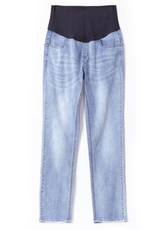 Slim Boyfriend Maternity Jeans, , hi-res