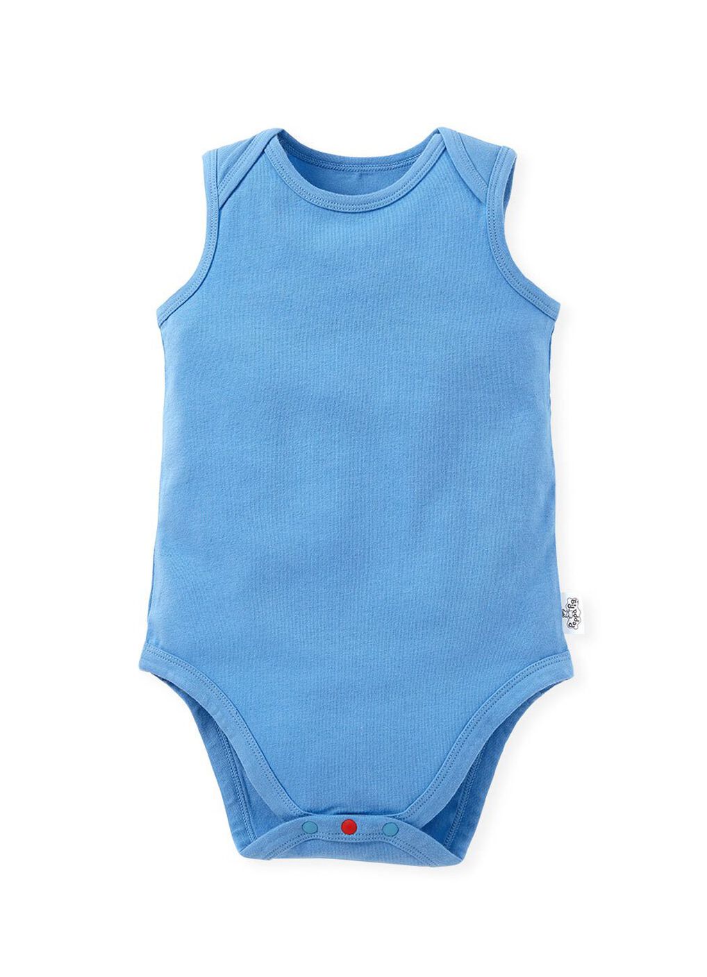 Label Peppa Pig Baby Cotton S/L Bodysuit 2 Pcs Pack, Blue, hi-res image number 2