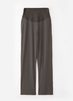 Pleated Maternity Straight Leg Pants, , hi-res