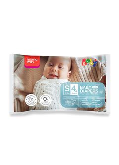 Mini Pack-Mamaway Baby Diapers (S, 4 pcs), , hi-res