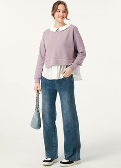 Best Fit Maternity Straight Leg Jeans, , hi-res