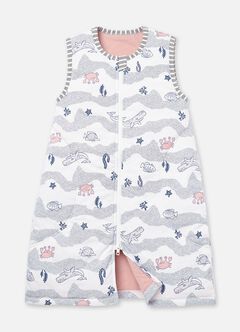 Lightweight Optimum Temp. Sleep Suit Ocean World, Silver, hi-res