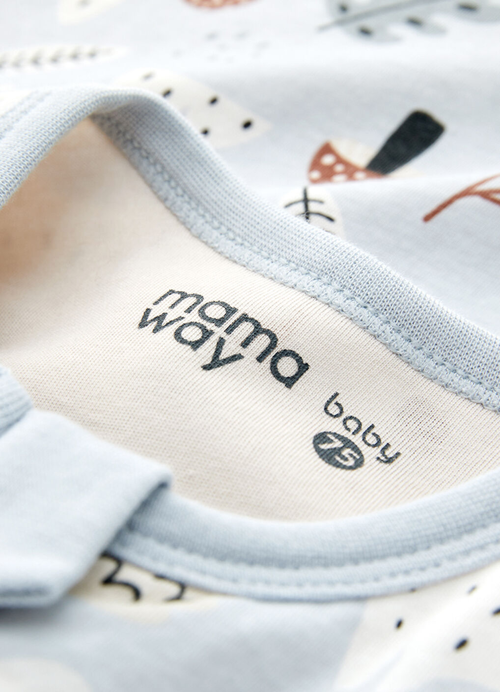 Lightweight Optimum Temp. Sleep Suit-Forest Family, Blue, hi-res image number 3