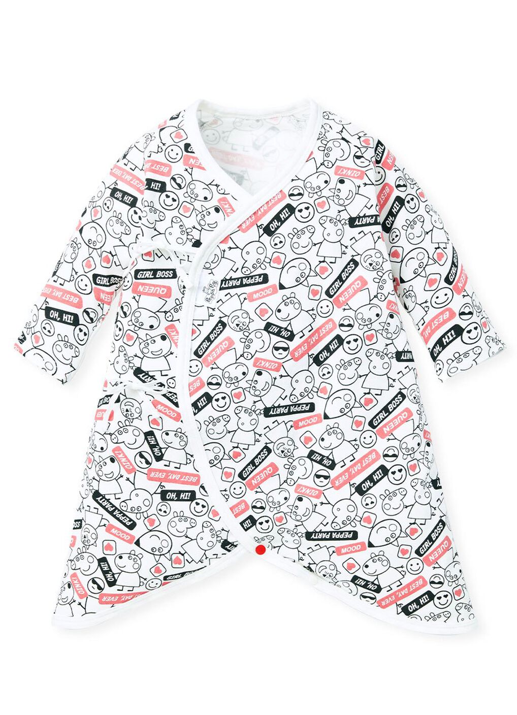 Label Peppa Pig Newborn Cotton L/S Romper 2 Pcs Pack, , hi-res image number 1