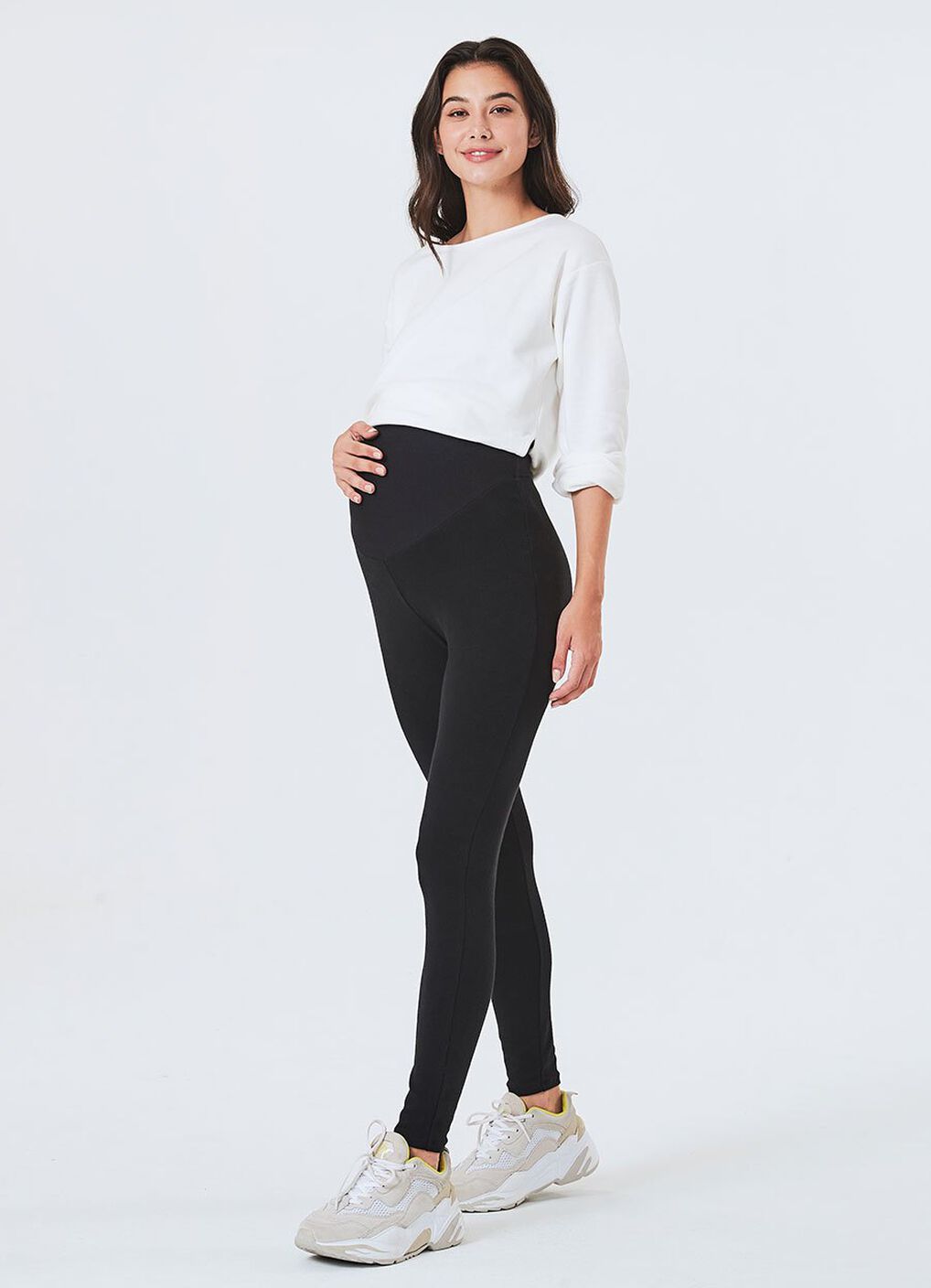 Maternity Yoga Warm Leggings, , hi-res image number 2