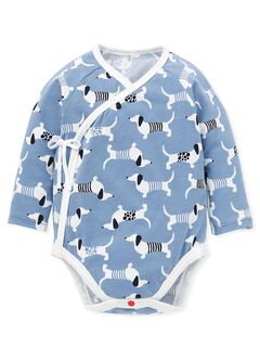 Puppy Newborn Cotton L/S Bodysuit 2 Pcs Pack, , hi-res
