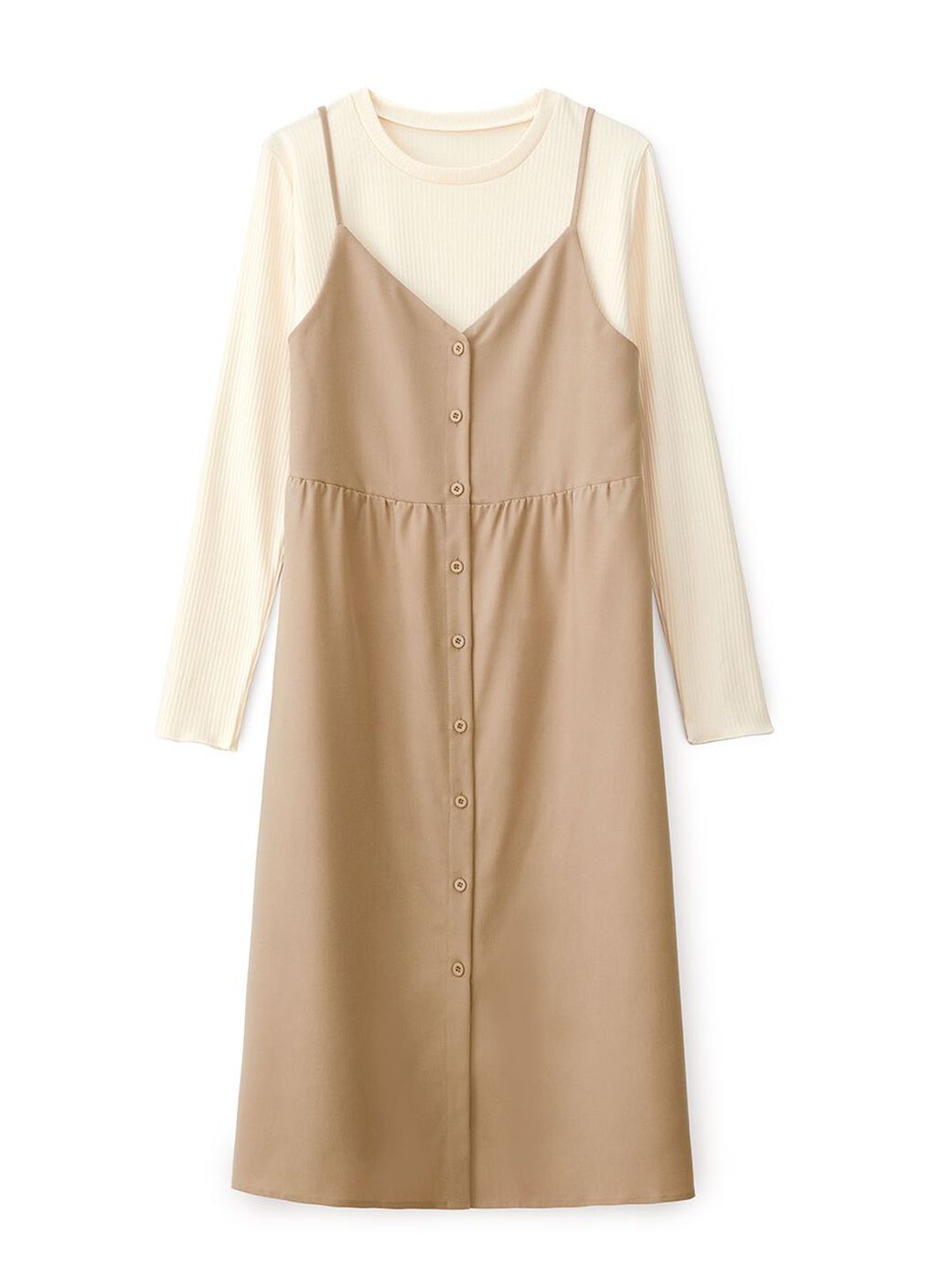 Button-Front Maternity & Nursing Dress, , hi-res image number 5
