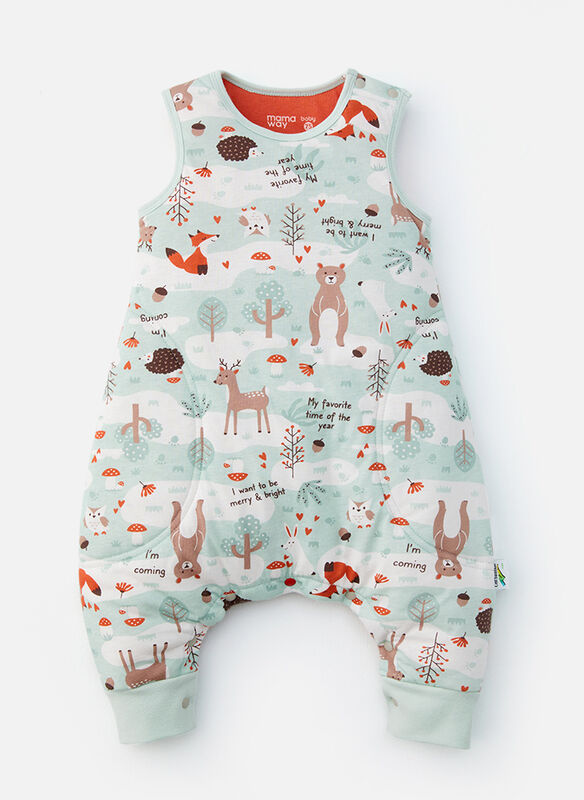 All Seasons Optimum Temp. Sleep Suit-Forest Animals