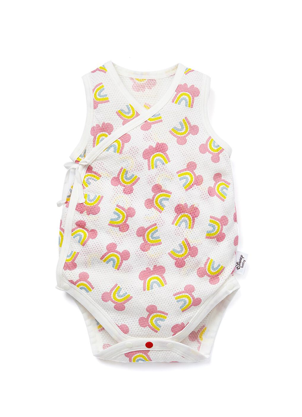 Newborn Cotton Mesh Sleeveless Bodysuit 2 Pack, Fuschia, hi-res image number 2