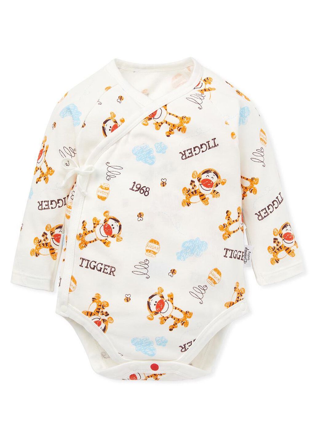 Disney Tigger Newborn Cotton L/S Bodysuit 2 Pcs Pack, , hi-res image number 1