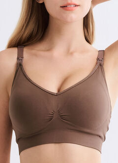 Ultra Breezy Seamless Maternity & Nursing Bra, , hi-res