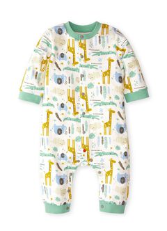 Baby Long Sleeve One Piece Outfit, Bondi Blue, hi-res