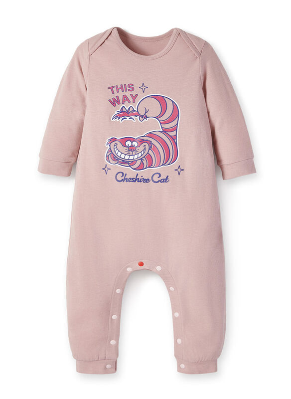 Disney Cheshire Cat Baby Long Sleeve Jumpsuit