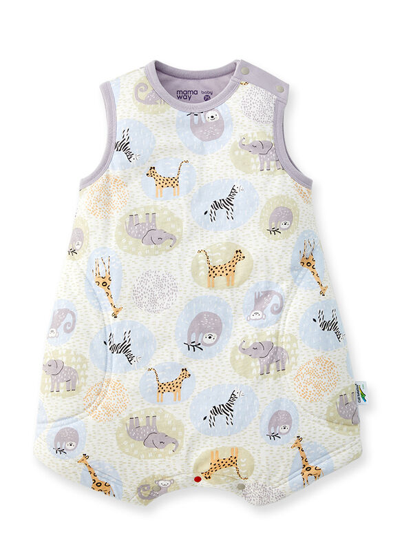 Lightweight Optimum Temp. Sleep Suit-Animal Bubbles