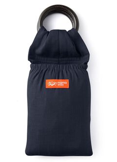 Solid Linen Baby Ring Sling, Navy, hi-res