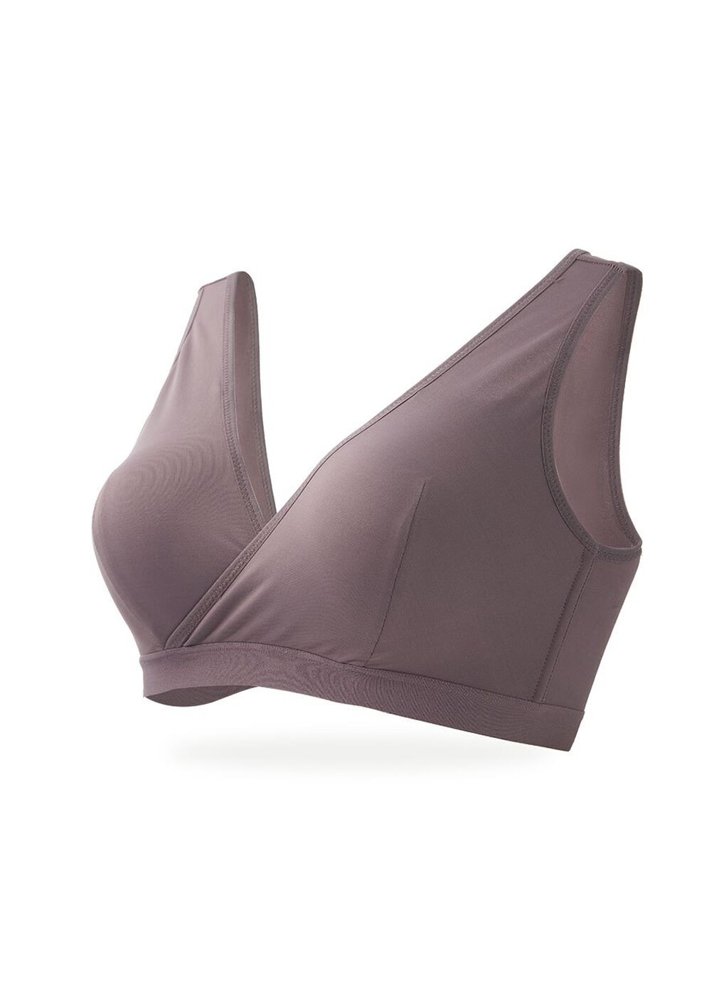 Ultra Breezy Crossover Nursing Sleep Bra, Dusty Purple, hi-res image number 4