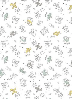 Airplane Newborn Cotton Long Sleeve Bodysuit 2 Pack, , hi-res