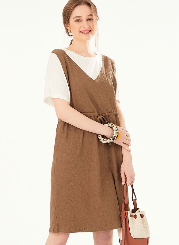 2 in 1 Splicing Maternity & Nursing Dress