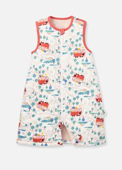 Lightweight Optimum Temp. Sleep Suit Peppa Pig Wheels On The Bus, Brick, hi-res